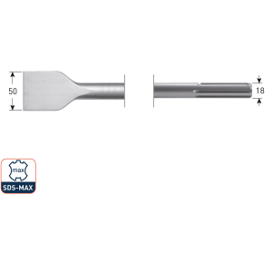 SDS-max spadebeitel, 50x360