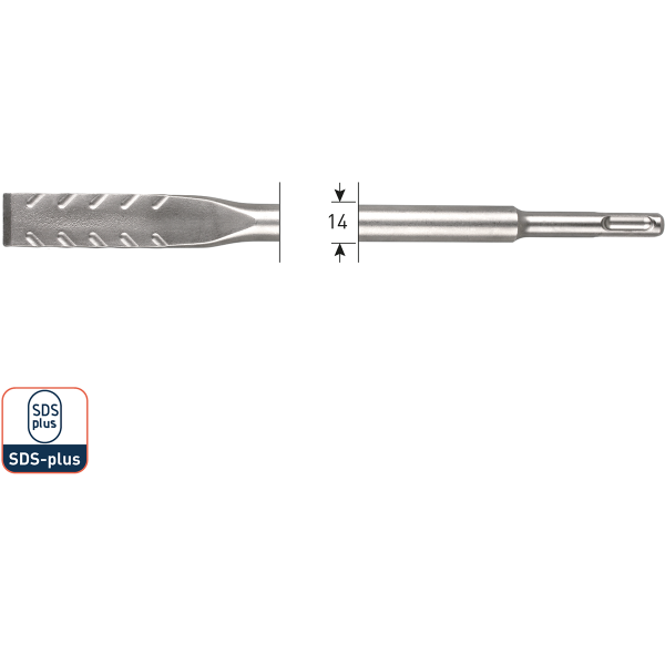 SDS-plus plattebeitel, V-Breaker, 20x250